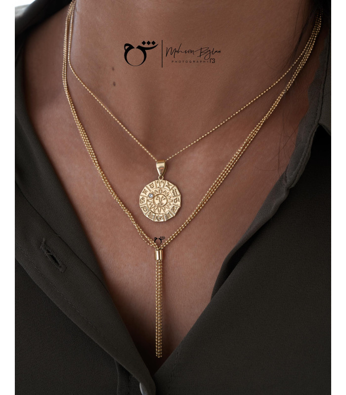 گردنبند پنی گره-گالری شیدا مجد