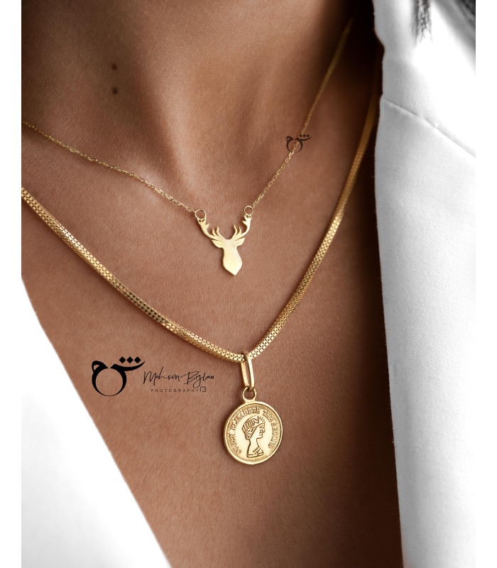 آویز سکه ملکه-گالری شیدا مجد