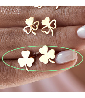 گوشواره شبدر تو پر- گالری شیدا مجد