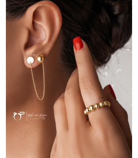 گوشواره سکه گوی