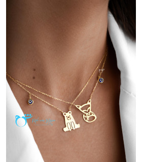 کودک گردنبند روباه چشم نظر-گالری شیدا مجد