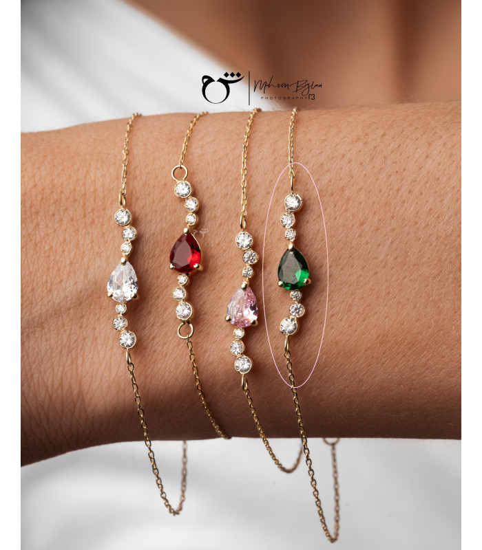 دستبند ارمغان تورمالین-گالری شیدا مجد