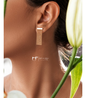 گوشواره پونتو - گالری طلا شیدا مجد