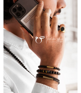 انگشتر بیضی اونیکس- گالری شیدا مجد