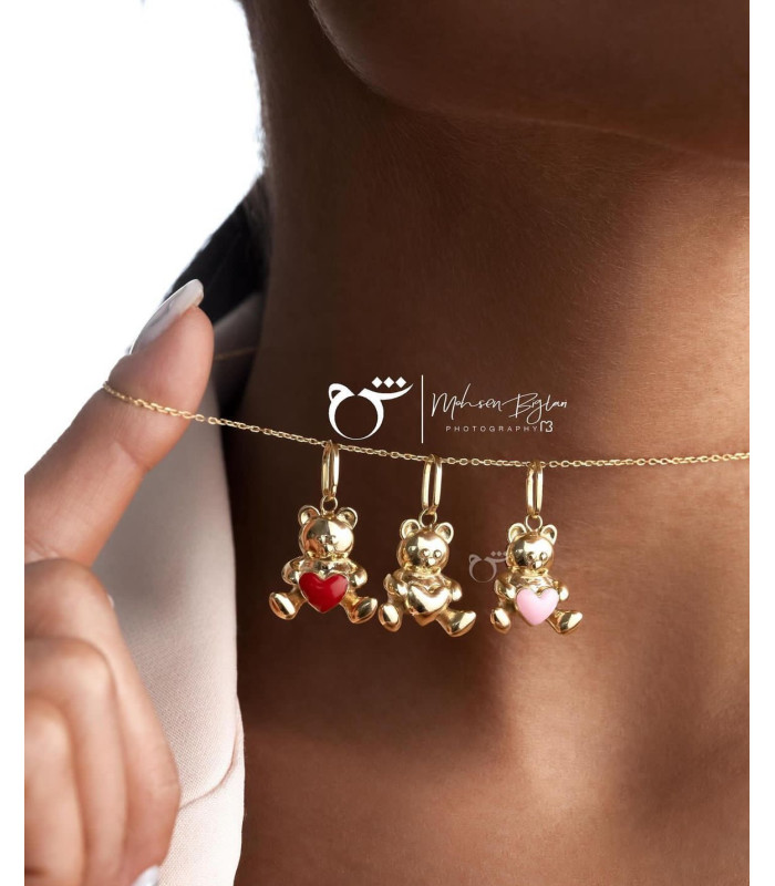 آویز تدی ساده - گالری شیدا مجد