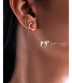 گوشواره ماه-گالری شیدا مجد