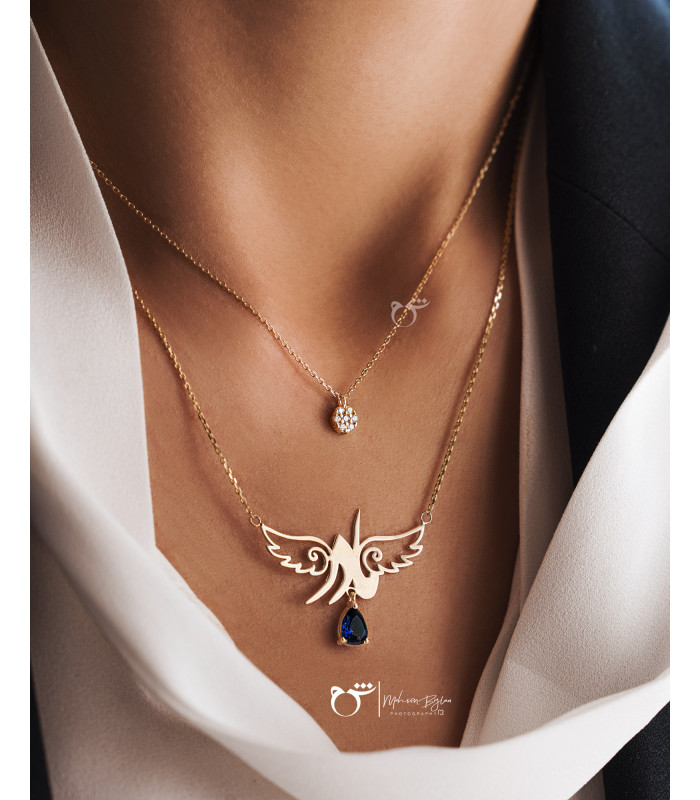 گردنبند فلاور کوچک-گالری شیدا مجد