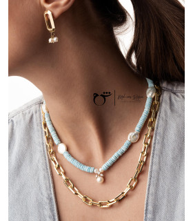 گوشواره هریلا و مروارید-گالری شیدا مجد