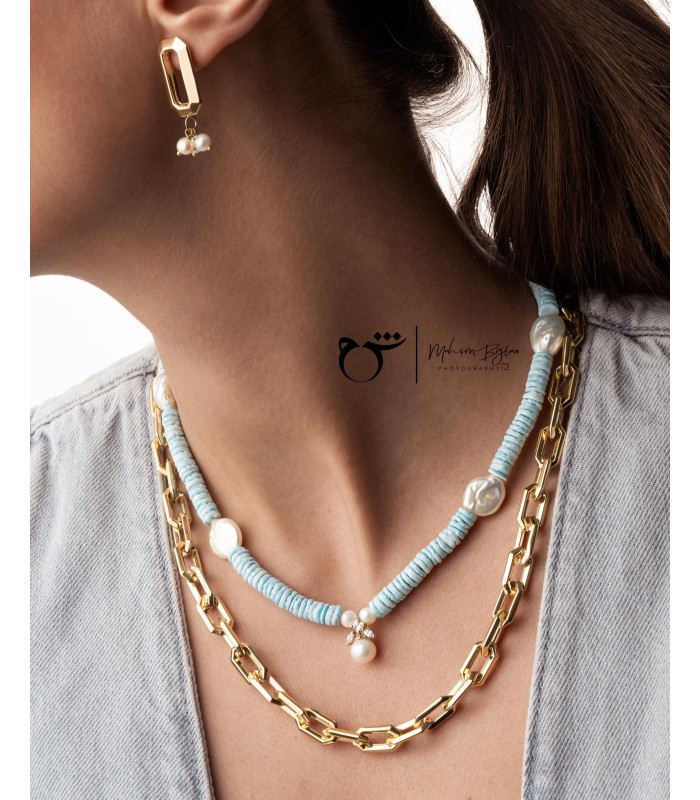 گوشواره هریلا و مروارید-گالری شیدا مجد