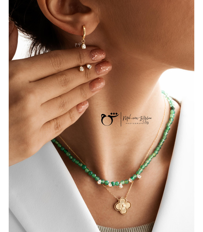 گوشواره اشک زیرکن ریز-گالری شیدا مجد