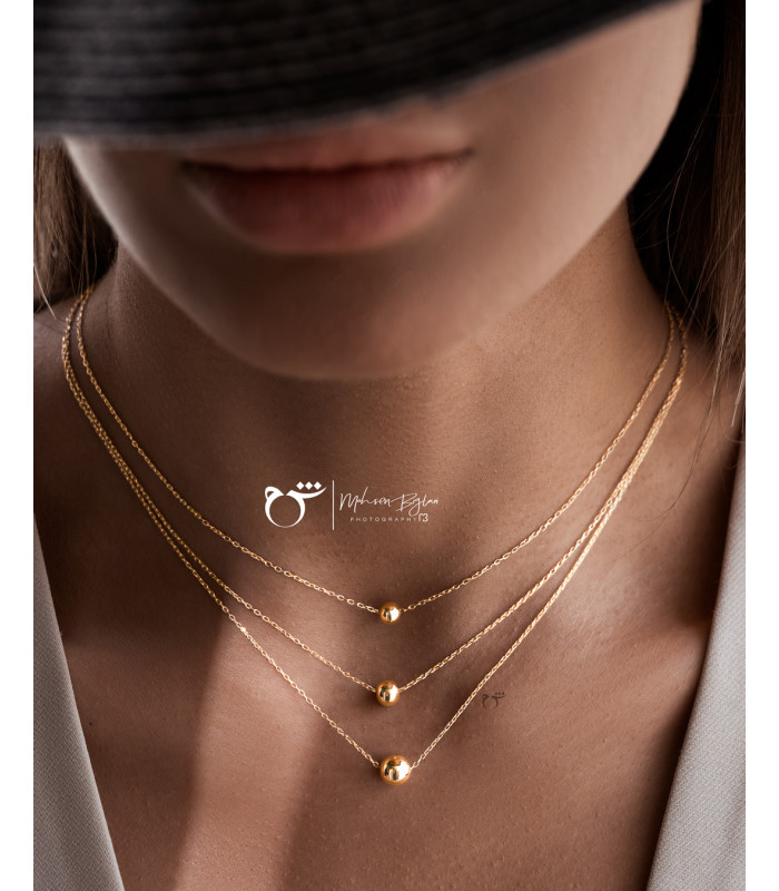 گردنبند گوی 5 - گالری شیدا مجد