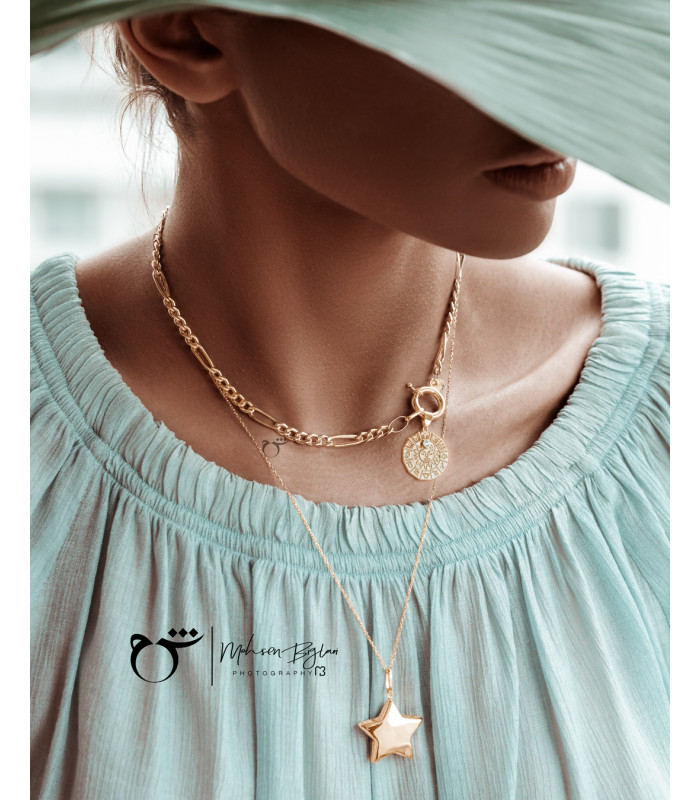 آویز ستاره دامله بزرگ - گالری شیدا مجد