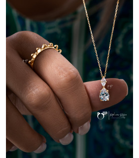 گردنبند اشک مارکیز زیرکن-گالری شیدا مجد