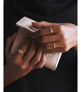 انگشتر 4 نگین زیرکن-گالری شیدا مجد