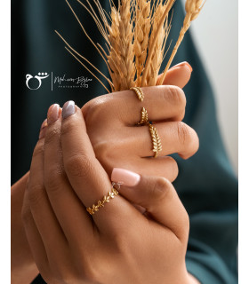 انگشتر دوگندم-گالری شیدا مجد