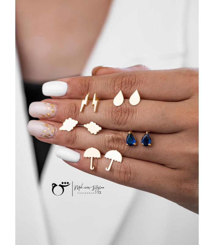 گوشواره چتر-گالری شیدا مجد