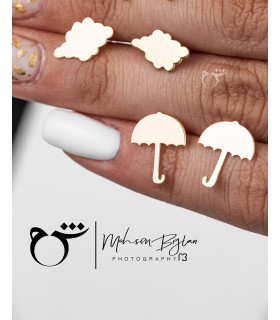 گوشواره چتر-گالری شیدا مجد