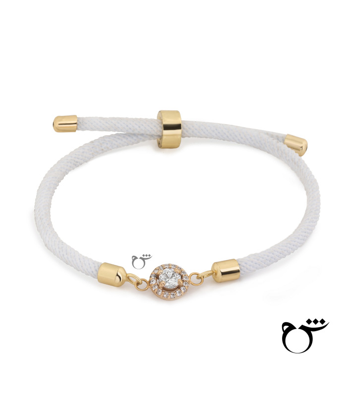 دستبند تخمه بندی سفید- گالری شیدامجد