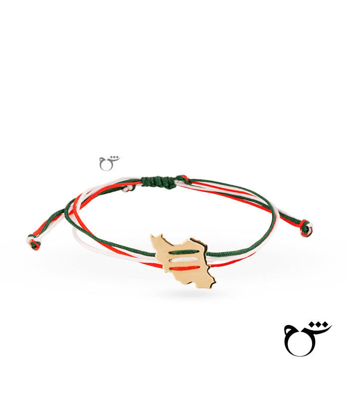 مردانه دستبند ایران نخی - گالری شیدا مجد