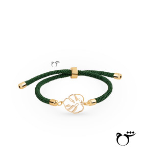 دستبند مونسترا بندی سبز-گالری شیدا مجد