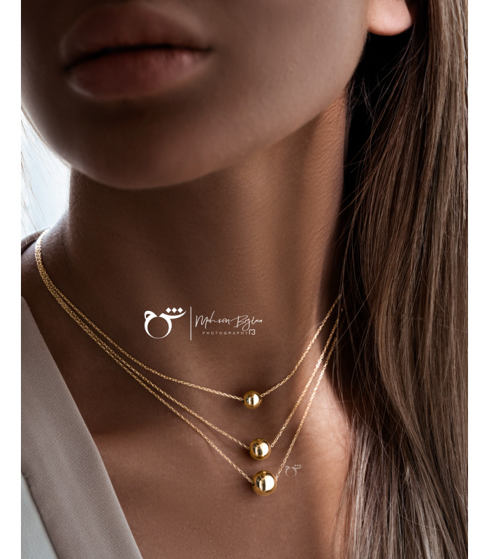 گردنبند چوکر گوی 7 - گالری شیدا مجد