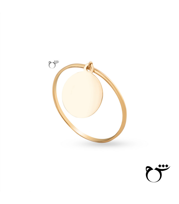 انگشتر رینگ سکه آویز