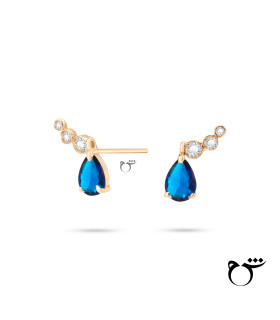 گوشواره ارمغان یاقوت کبود