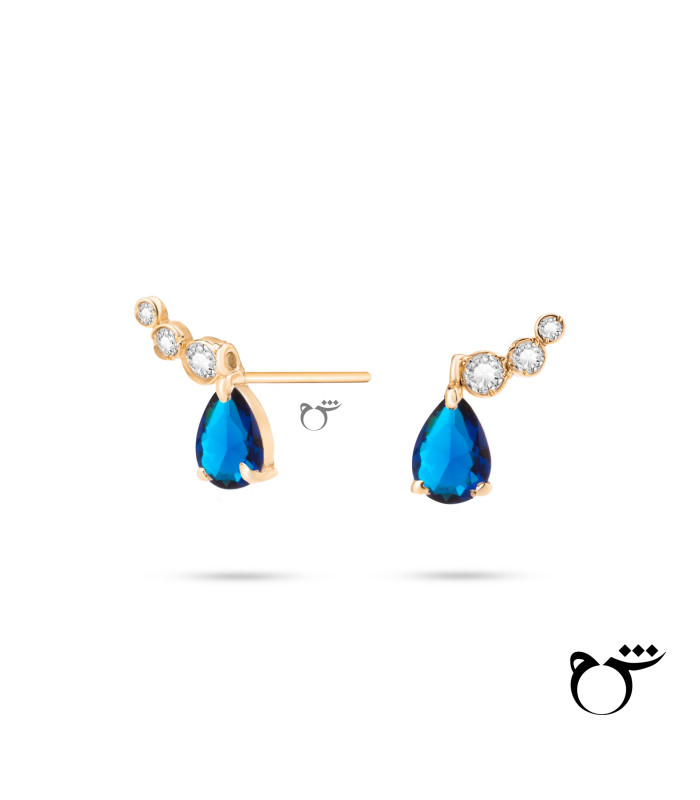 گوشواره ارمغان یاقوت کبود