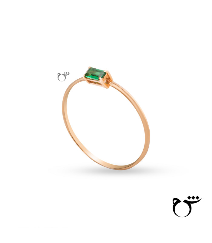 انگشتر رینگ باگت تورمالین-گالری شیدا مجد