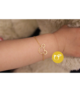 کودک دستبند میکی زنجیری - گالری شیدا مجد