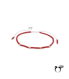 دستبند 4 البرنارد حدید قرمز-گالری شیدا مجد