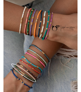 دستبند 4 البرنارد حدید سبز زیتونی-گالری شیدا مجد