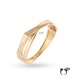 دستبند بنگل ضربدری ایتالیایی