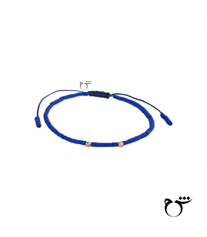 دستبند 2 البرنارد حدید آبی کاربنی-گالری شیدا مجد