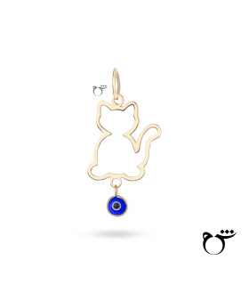 کودک آویز گربه توخالی چشم نظر-گالری شیدا مجد