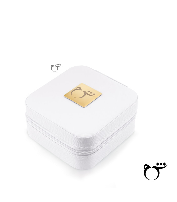 کیف جواهرات سفید-گالری شیدا مجد