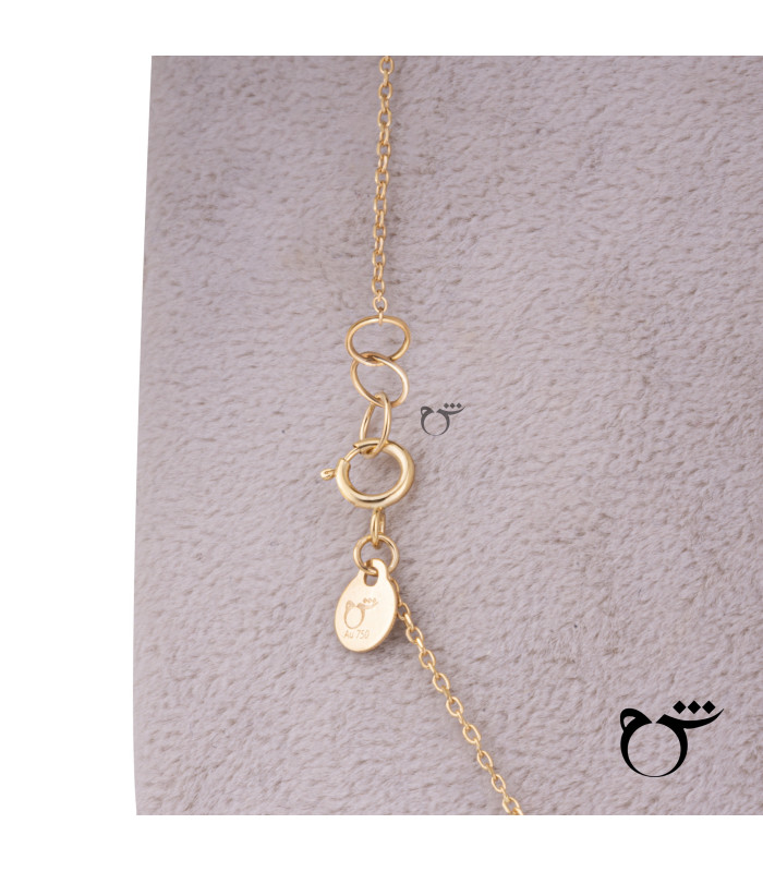 گردنبند چوکر تک نگین زیرکن-گالری شیدا مجد