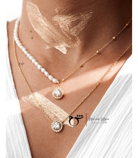 گردنبند تخمه بزرگ-گالری شیدا مجد