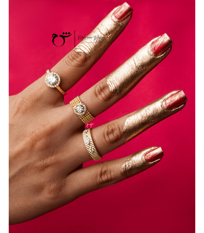 انگشتر تخمه کوچک-گالری شیدا مجد