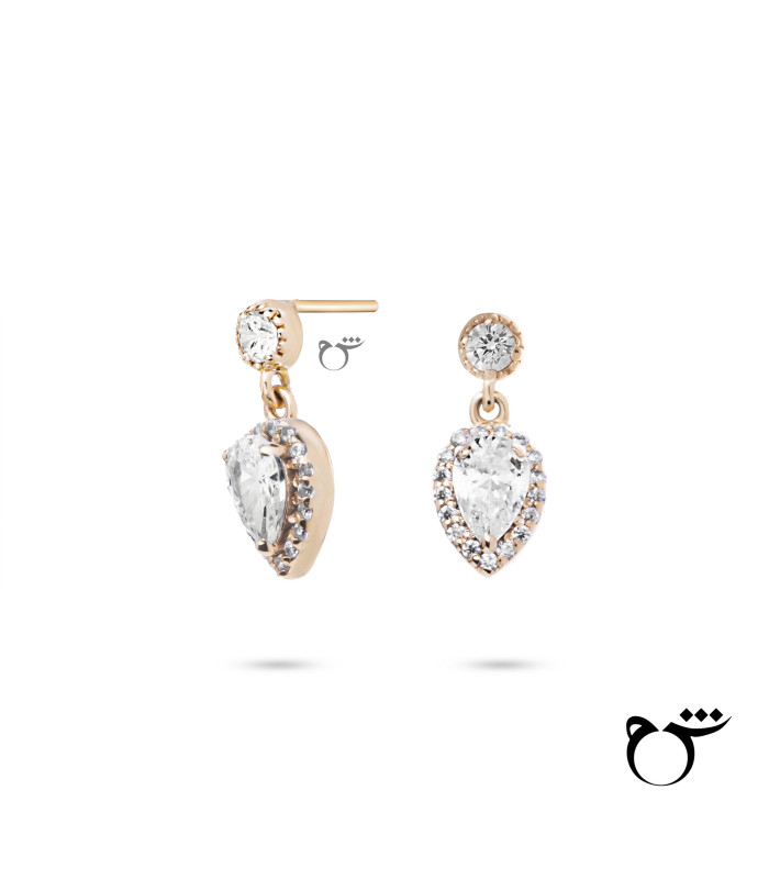 گوشواره لاکی-گالری شیدا مجد