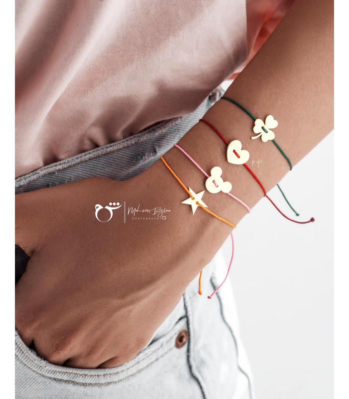 دستبند ستاره نخی-گالری شیدا مجد