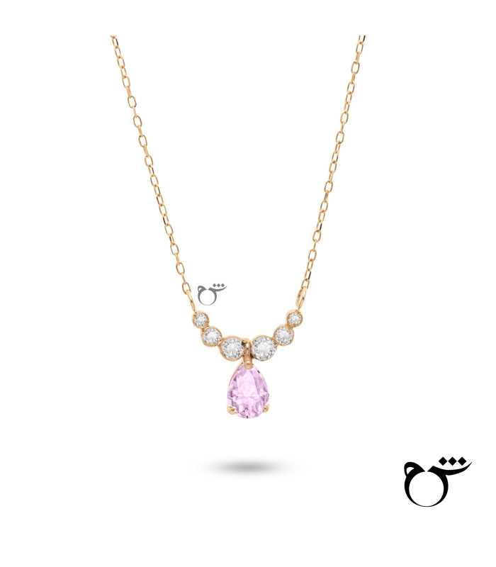 گردنبند ارمغان رز کوارتز