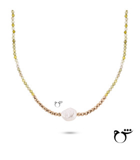 گردنبند البرنارد باروک و سواروسکی سبز