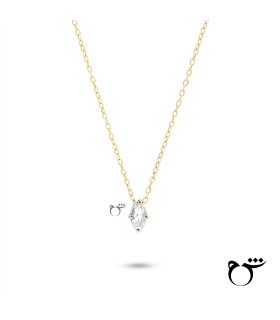 گردنبند مارکیز زیرکن-گالری شیدا مجد