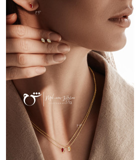 گردنبند مارکیز زیرکن-گالری شیدا مجد