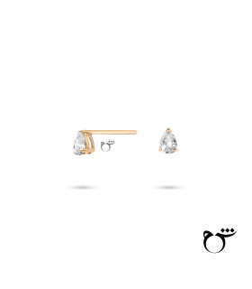 گوشواره اشک زیرکن ریز