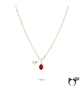 گردنبند اشک گارنت ریز