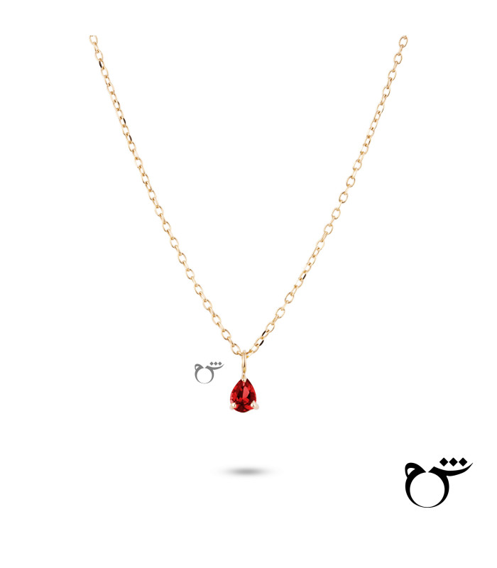 گردنبند اشک گارنت ریز