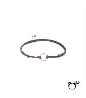 مردانه دستبند حلقه نخی لمه دودی