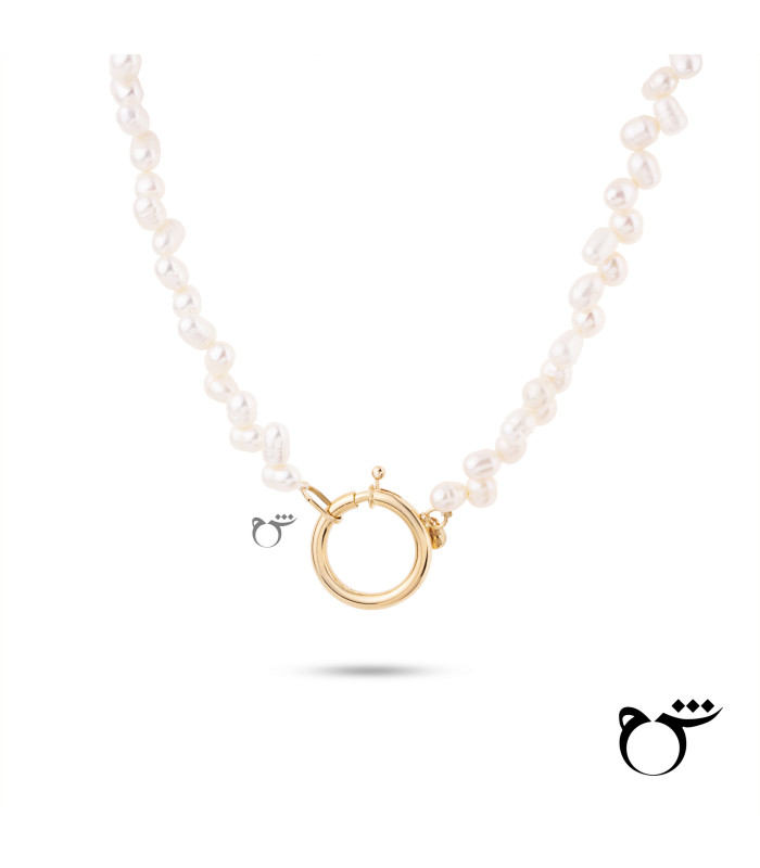 گردنبند قفل مدبر گندمی